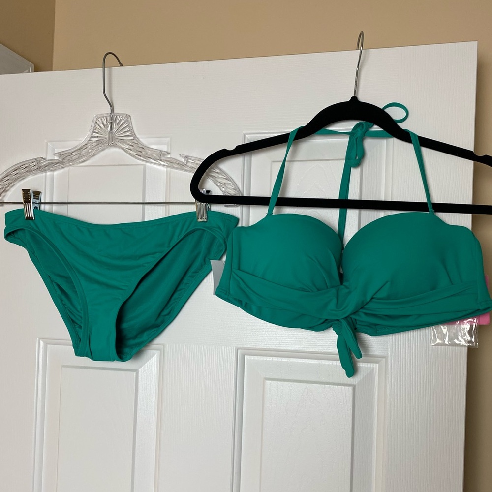 Kate Spade Green Bathing Suit NWT